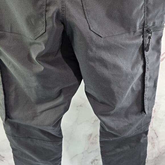 LAPG Pants Womens 2 Short Gray Ripstop Teflon BFE Stretch Charcoal Mid Rise NEW - Picture 7 of 15